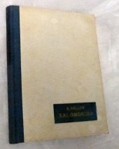 kniha Salomonida rom., Pražská akciová tiskárna 1922