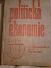 kniha Politická ekonomie pro studium při zaměstnání na středních ekonomických školách a pro střední průmyslové školy, SPN 1967