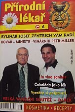 kniha Přírodní lékař [kosmetika, recepty]., Ivo Železný 2001
