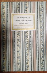 kniha Michelangelo Sibyllen und propheten - 24 barevných obrázků Sixtinskě kaple, Leipzig 1941