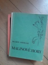 kniha Malinove hory Povídka z Urálu, Dorostový odbor Československého Červeného kříže 1927