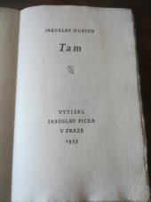 kniha Tam, t. Jaroslav Picka 1955