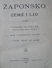 kniha Žaponsko, země i lid, E. Beaufort 1904