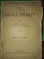 kniha Okolí Pražské Okolí Prahy, Edvard Grégr a syn 1923