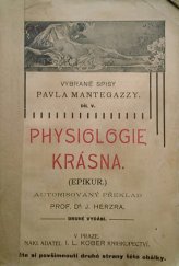 kniha Physiologie krásna, I.L. Kober 1892