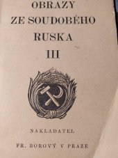 kniha Obrazy ze soudobého Ruska, Fr. Borový 1920