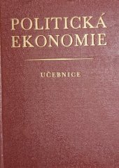 kniha Politická ekonomie Učebnice, SNPL 1961