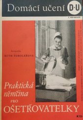 kniha Praktická němčina pro ošetřovatelky, Domácí učení 1942