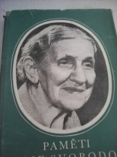 kniha Paměti Marie Svobodové, Orbis 1953