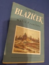 kniha Oldřich Blažíček, malíř Vysočiny, Kraj. nakl. 1957