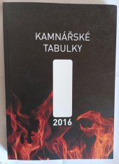 kniha Kamnářské tabulky příprava kamnářů na změnu podmínek  v ČR, vedoucí ke zvýšení konkurenceschopnosti a trvalému úspěchu na trhu, RENOME CZ 2016