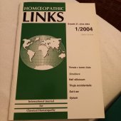 kniha Homeopathic links International Journal for Classical Homeopathy, Pražská vydavatelská společnost 2004