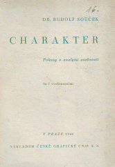 kniha Charakter pokusy o analysu osobnosti, Česká grafická Unie 1946