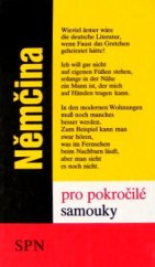 kniha Němčina pro pokročilé samouky klíč, slovníčky, Státní pedagogické nakladatelství 1993