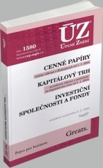 kniha ÚZ 1580 Cenné papíry, Sagit 2024
