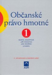 kniha Občanské právo hmotné. 1, ASPI  2005