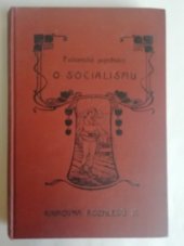 kniha Fabianská pojednání o socialismu, Nákladem Časopisu Rozhledy 1896