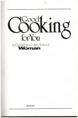 kniha Good Cooking for You Woman, Optimum Books 1979