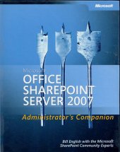 kniha Office Sharepoint Server 2007 Administrator's Companion, Microsoft Press 2007