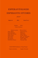 kniha Esperantologio / Esperanto Studies No. 6, KAVA-PECH 2013