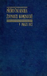 kniha Příruční kniha živnosti kominické, Jaroslav Chládek 1927
