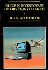 kniha Klíče k investování do obyčejných akcií, Victoria Publishing 1994