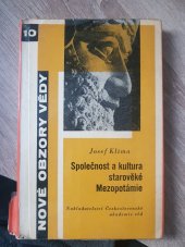 kniha Společnost a kultura starověké Mezopotámie, Československá akademie věd 1962