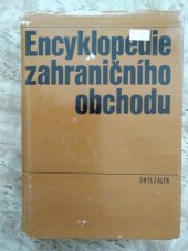 kniha Encyklopedie zahraničního obchodu, SNTL 1986