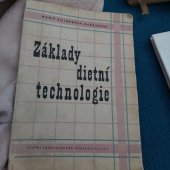 kniha Základy dietní technologie, SZdN 1960