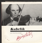 kniha Jan Kubelík, Supraphon 1978