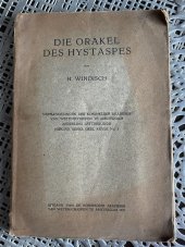 kniha Die Orakel des Hystaspes, Akademia 1929