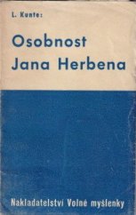 kniha Osobnost Jana Herbena (studie o povaze a charakteru velkého novináře), Volná myšlenka 1937