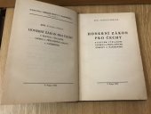 kniha Honební zákon pro Čechy S textem, výkladem, vzorci a příslušnými zákony a nařízeními, Sociální služba 1932