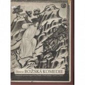 kniha Dantova božská komedie dramatické mysterium o 10 scénách, F.J. Müller 1941