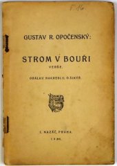 kniha Strom v bouři verše ..., L. Mazáč 1925