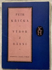 kniha Výbor z básní, Kvasnička a Hampl 1927