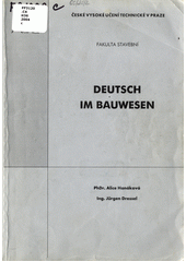 kniha Deutsch im Bauwesen, ČVUT 2004