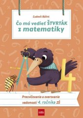 kniha Čo má vedieť štvrták z matematiky 4 Precvičovanie a overovanie vedomostí 4. ročník ZŠ, Ikar 2020