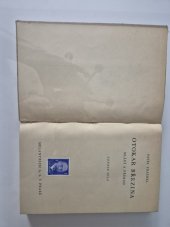 kniha Otokar Březina Mládí a přerod : Genese díla, Melantrich 1937