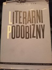 kniha Literární podobizny z dějin českých a německých literárních vztahů, Státní nakladatelství politické literatury 1961