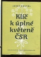 kniha Klíč k úplné květeně ČSR, Československá akademie věd 1958