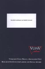 kniha Sociální exkluze na lokální úrovni, VÚPSV 2008