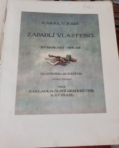 kniha Zapadlí vlastenci, Česká grafická Unie 1928