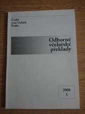 kniha Odborné včelařské překlady 2008 1, Český svaz včelařů 2008