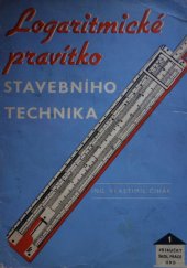 kniha Logaritmické pravítko stavebního technika, Práce 1950