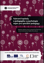 kniha Vybrané kapitoly z pedagogiky a psychologie nejen pro speciální pedagogy, Gaudeamus 2015
