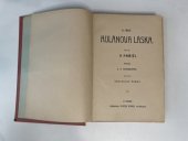 kniha Hulánova láska. III, - V Paříži, Alois Hynek 1913