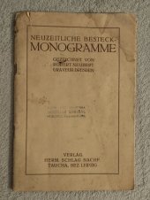 kniha Secesní Zlatnické Monogramy  Secesní Zlatnické Monogramy , Herm.Schlag Nachf.Taucha,Bez Leipzig 1900
