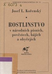 kniha Rostlinstvo v národních písních, pověstech, bájích a obyčejích, Bystrov a synové 1997