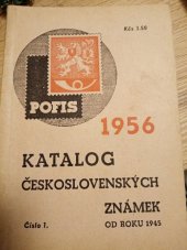 kniha Katalog československých známek od roku 1945. Čís. 1, - 1956, Pofis 1956